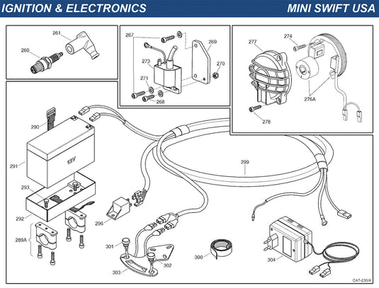 Top Kart USA - IAME Mini Swift Electronic Ignition Group