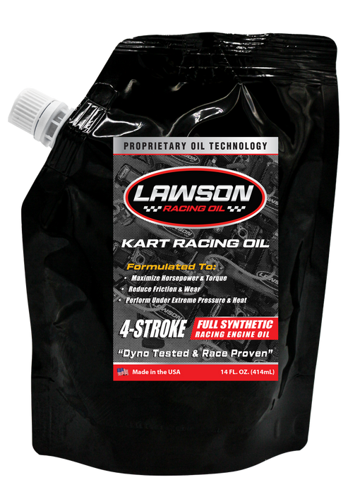 Lawson Racing Oil 14oz Pouch - 4 Stroke