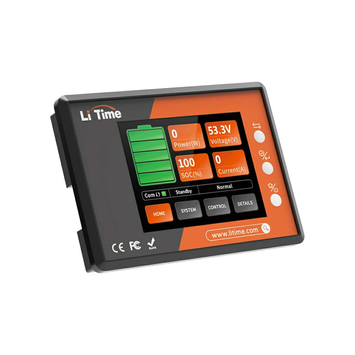 LiTime Lithium Battery RS485 Monitoring Display
