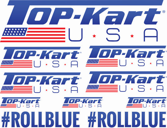 Top Kart USA Logo Sheet