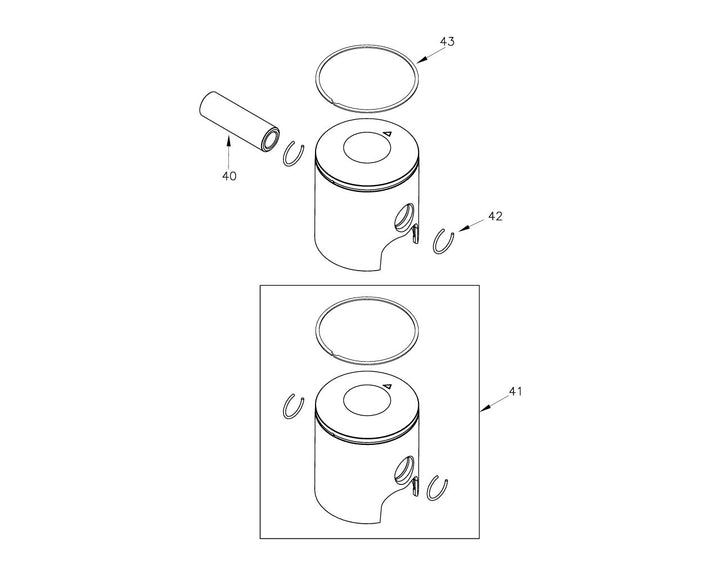 VLR 100 - Piston Group – Top Kart USA